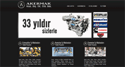 Desktop Screenshot of akermak.com.tr