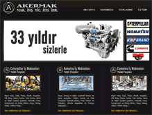 Tablet Screenshot of akermak.com.tr